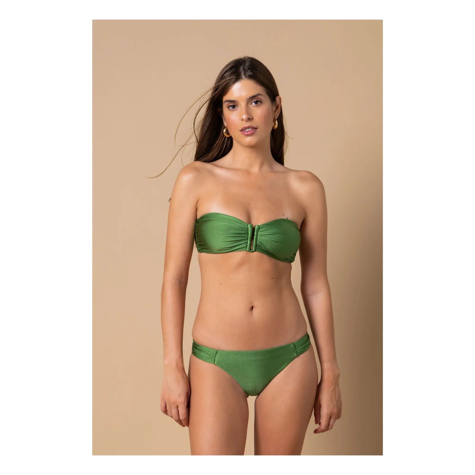 Alma Deia - Top Blake Bandeau | Verde Prado