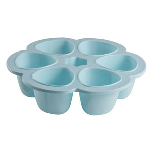 Béaba - Plato de silicona con compartimentos 6x150 ml | Turquesa
