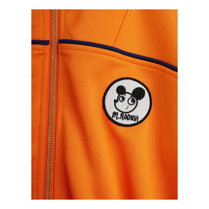 Mini Rodini - Sport Fermuarlı Sweatshirt Geri Dönüştürülmüş Lifler | Turuncu