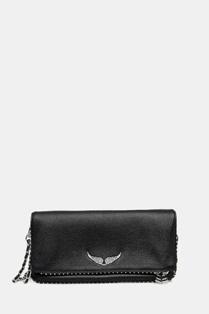 ZADIG&VOLTAIRE ROCK GRAINED LEATHER STUDS Bolso de piel