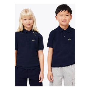 Lacoste - Polo azul marino con logo