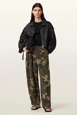 Pantalones holgados de mujer de algodón BECCA de AllSaints