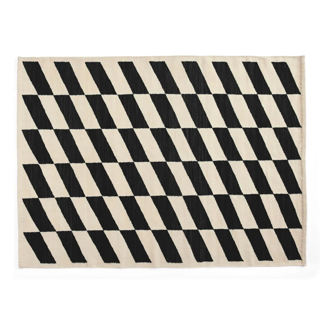 Hay - Alfombra Shift Kelim | Negro