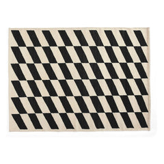 Hay - Alfombra Shift Kelim | Negro