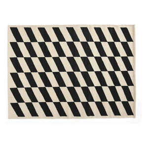 Hay - Alfombra Shift Kelim | Negro
