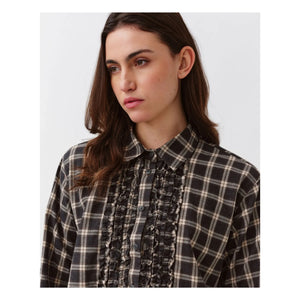 Diega - Blusa de algodón Castilana | Gris