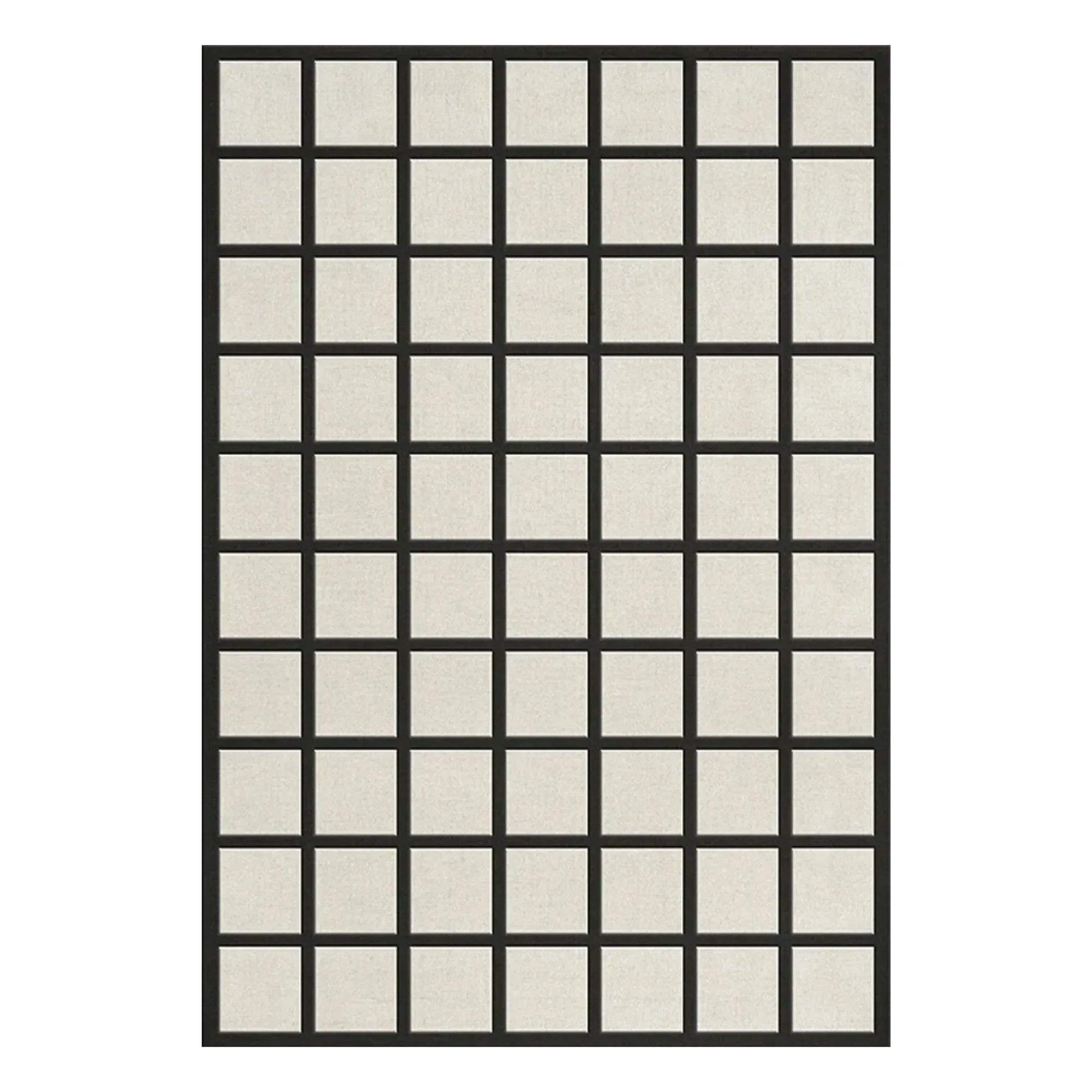 Layered - Alfombra de lana Avenue | Blanco