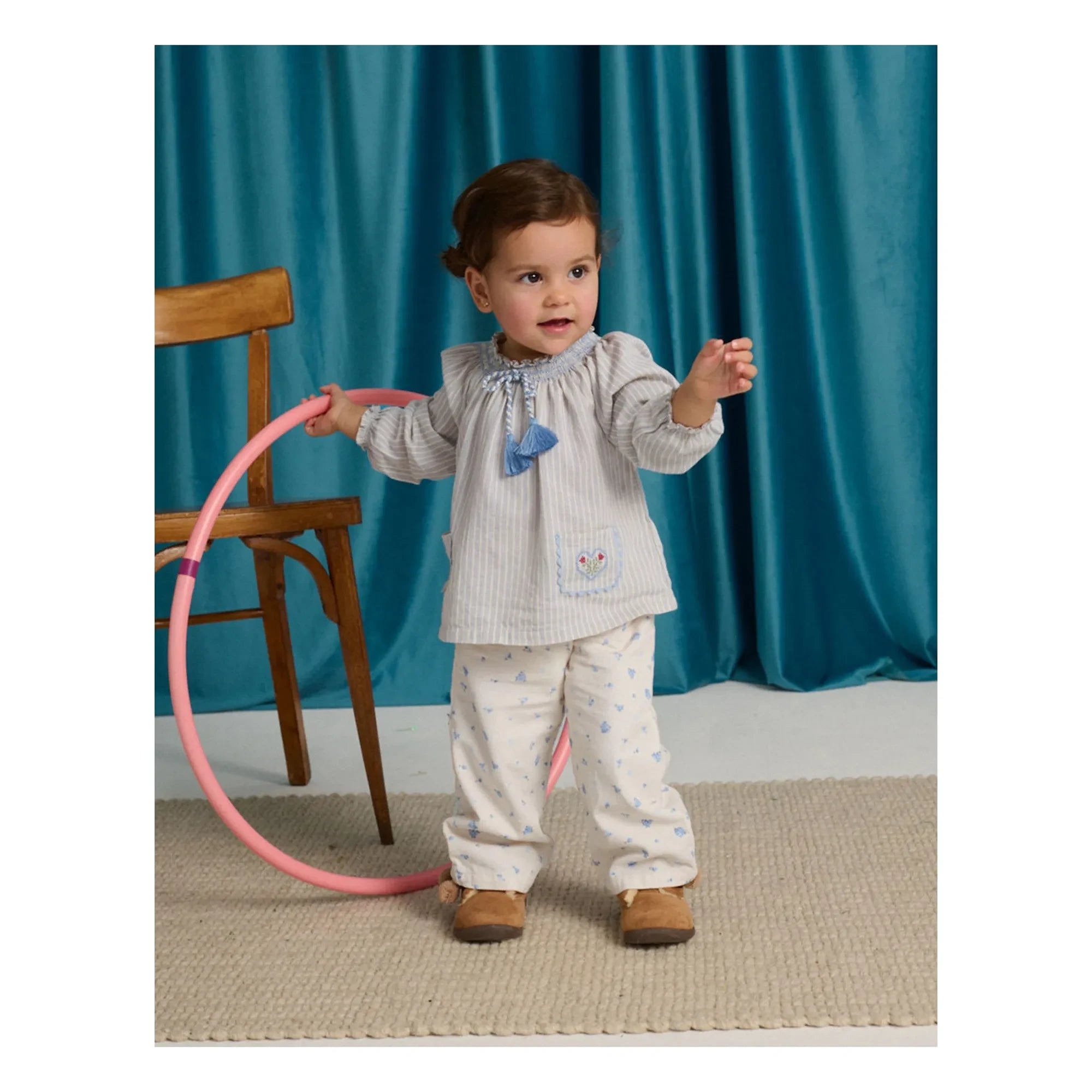 Gingersnaps - Blusa Ruth de rayas | Azul