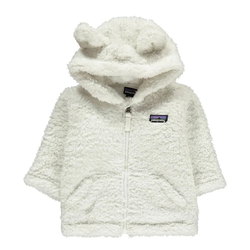 Patagonia - Sudadera con capucha con orejas de piel sintética | Blanco