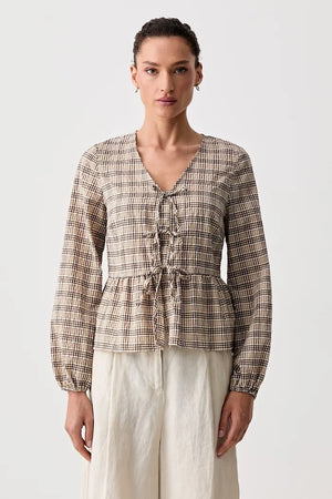 Blusa de mujer Marc O'Polo con volantes, de algodón
