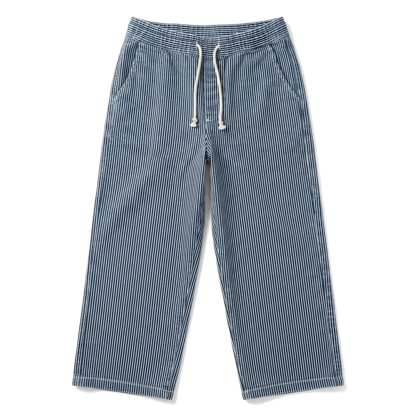 Hundred Pieces - Pantalón Biggy Rayado | Azul