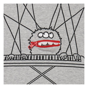Stella McCartney Kids - Camiseta Piano Algodón orgánico | Gris