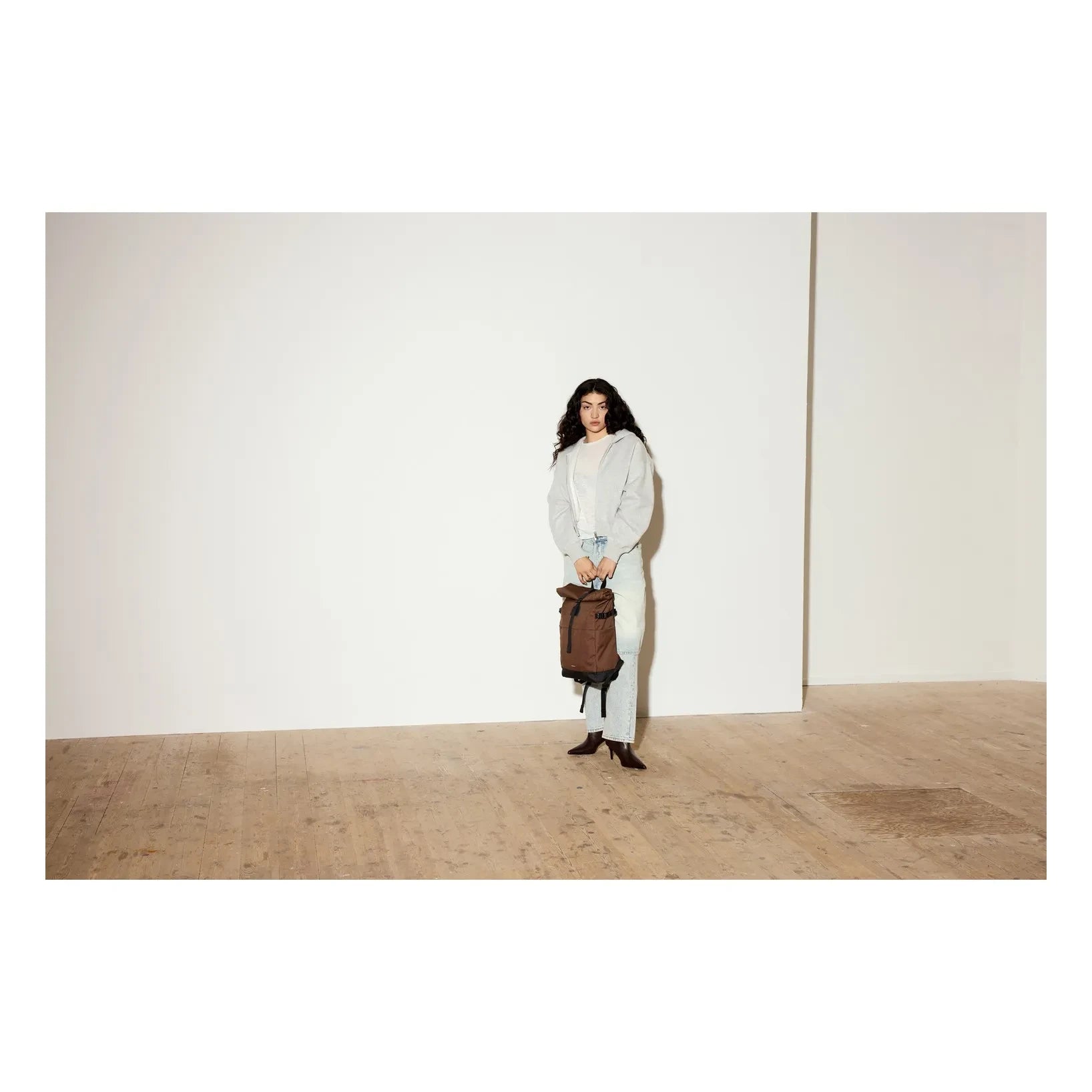 Mochila Sandqvist - Icon Rolltop 14 | Marrón