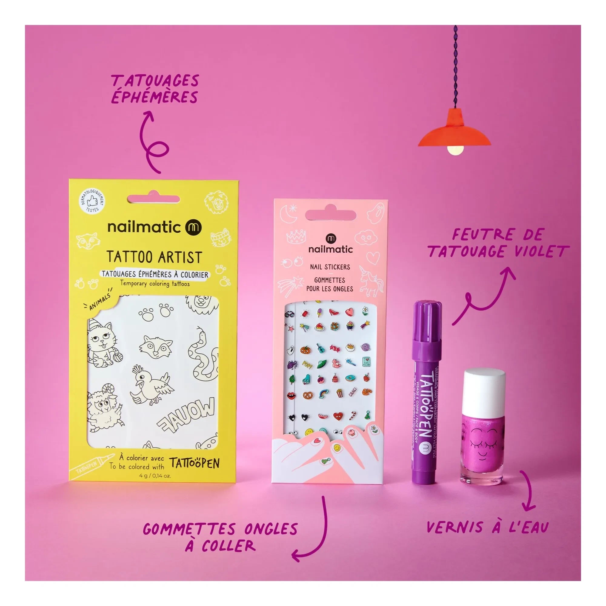 Nailmatic Kids - Caja de artista divertida