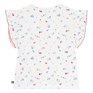 Petit Bateau - Camiseta Acanalada | Blanco