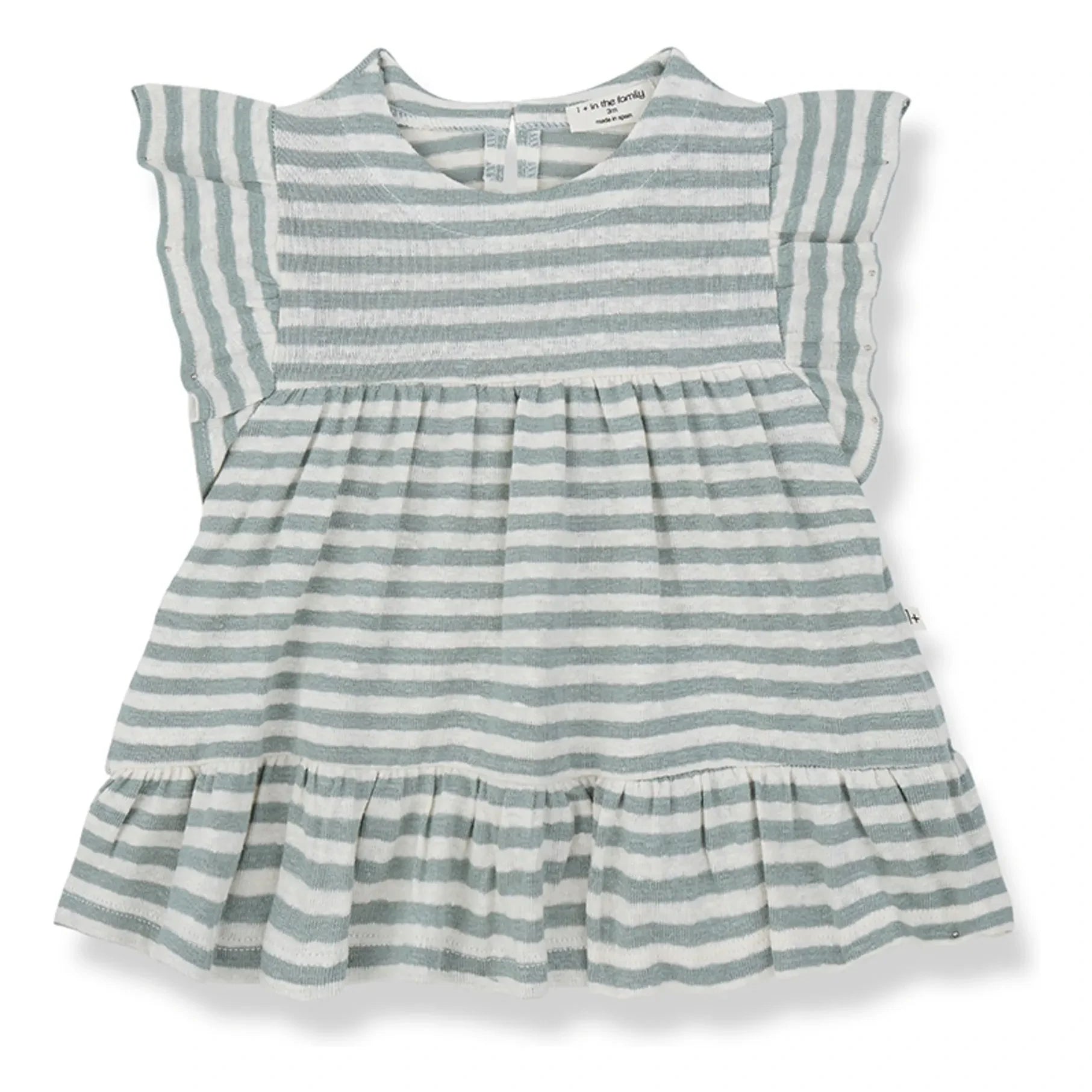1+ en la familia - Vestido de lino Canadell | Verde agua