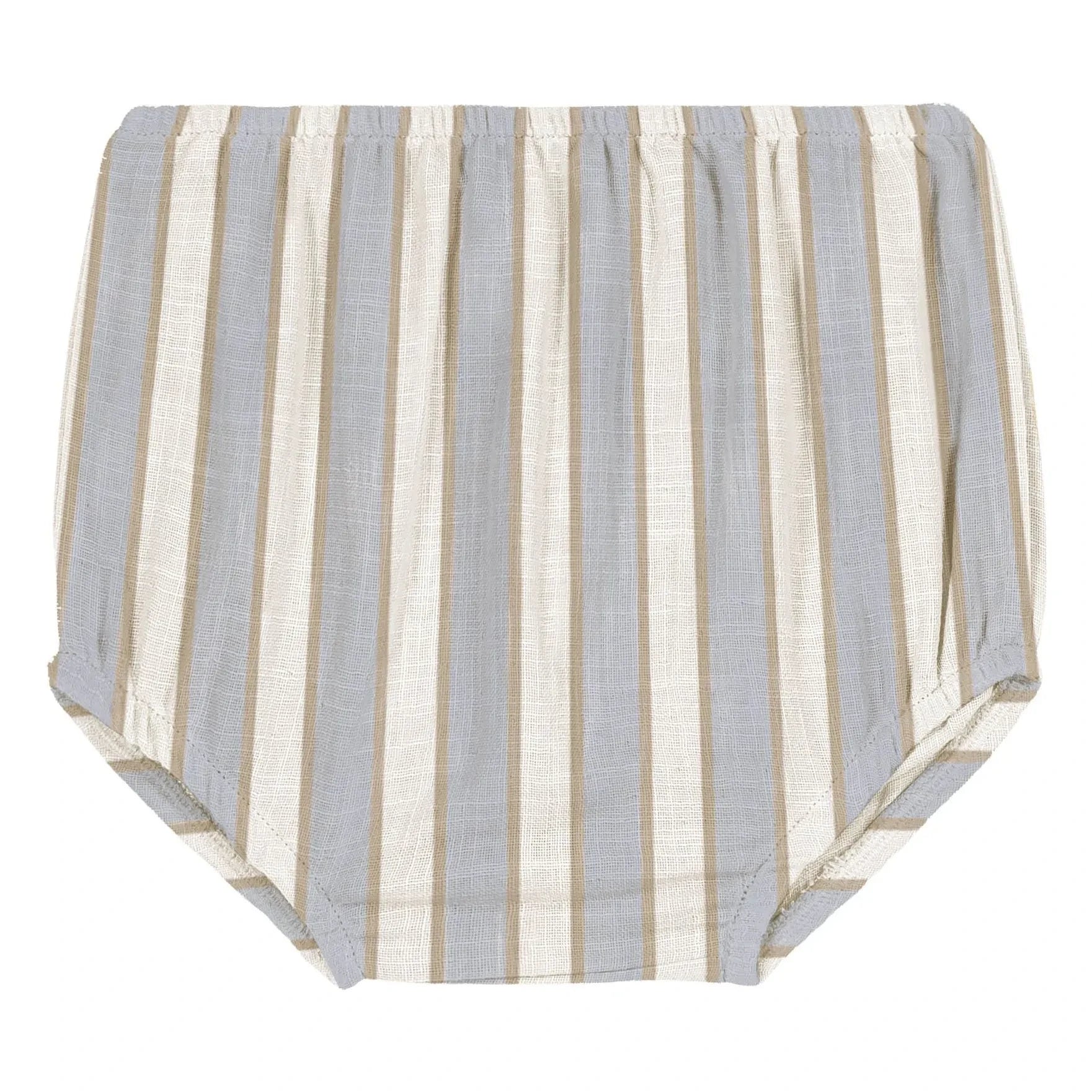 Studio Bohème - Bloomers de algodón orgánico a rayas Ami | Azul claro