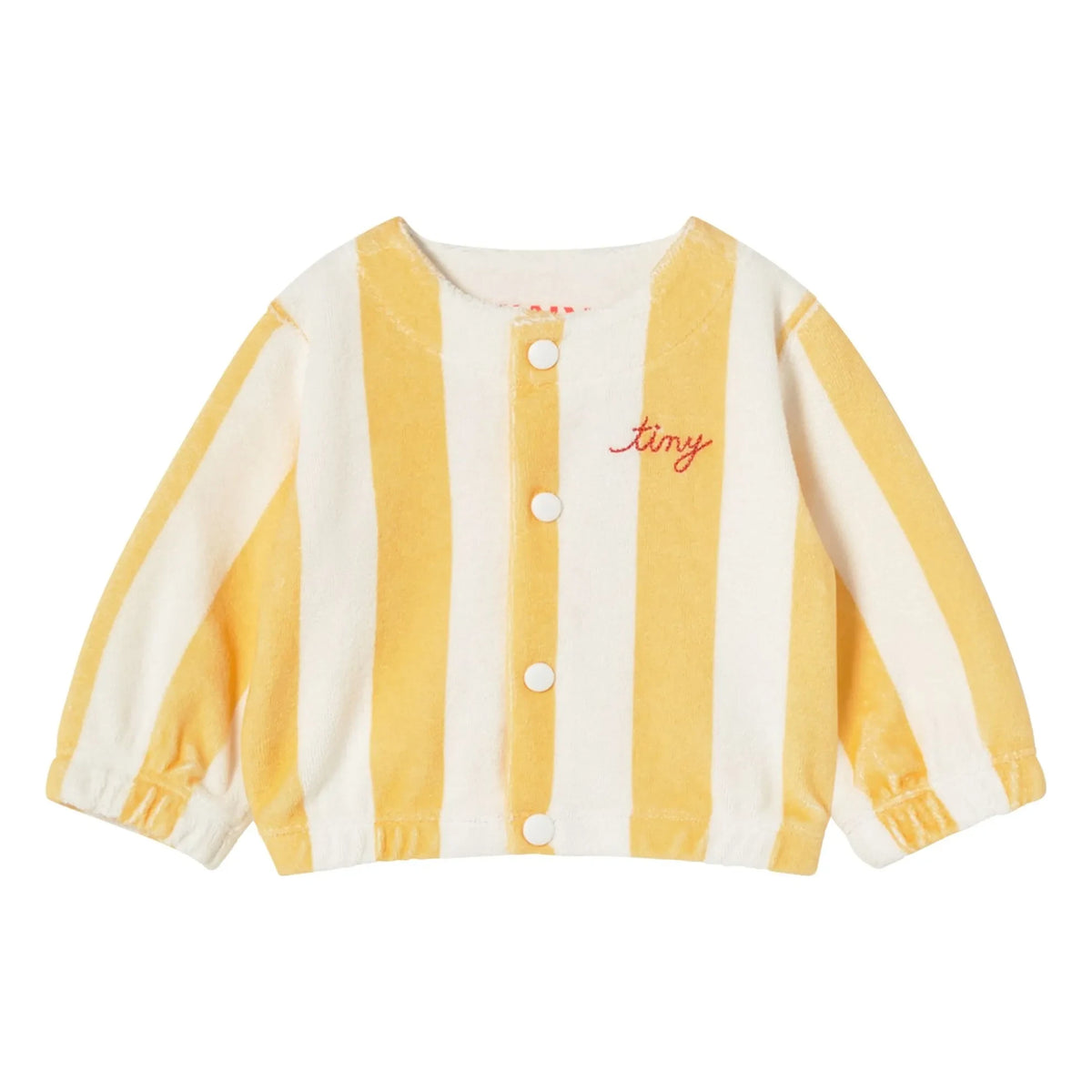 Tinycottons - Sudadera de algodón orgánico a rayas | Amarilla