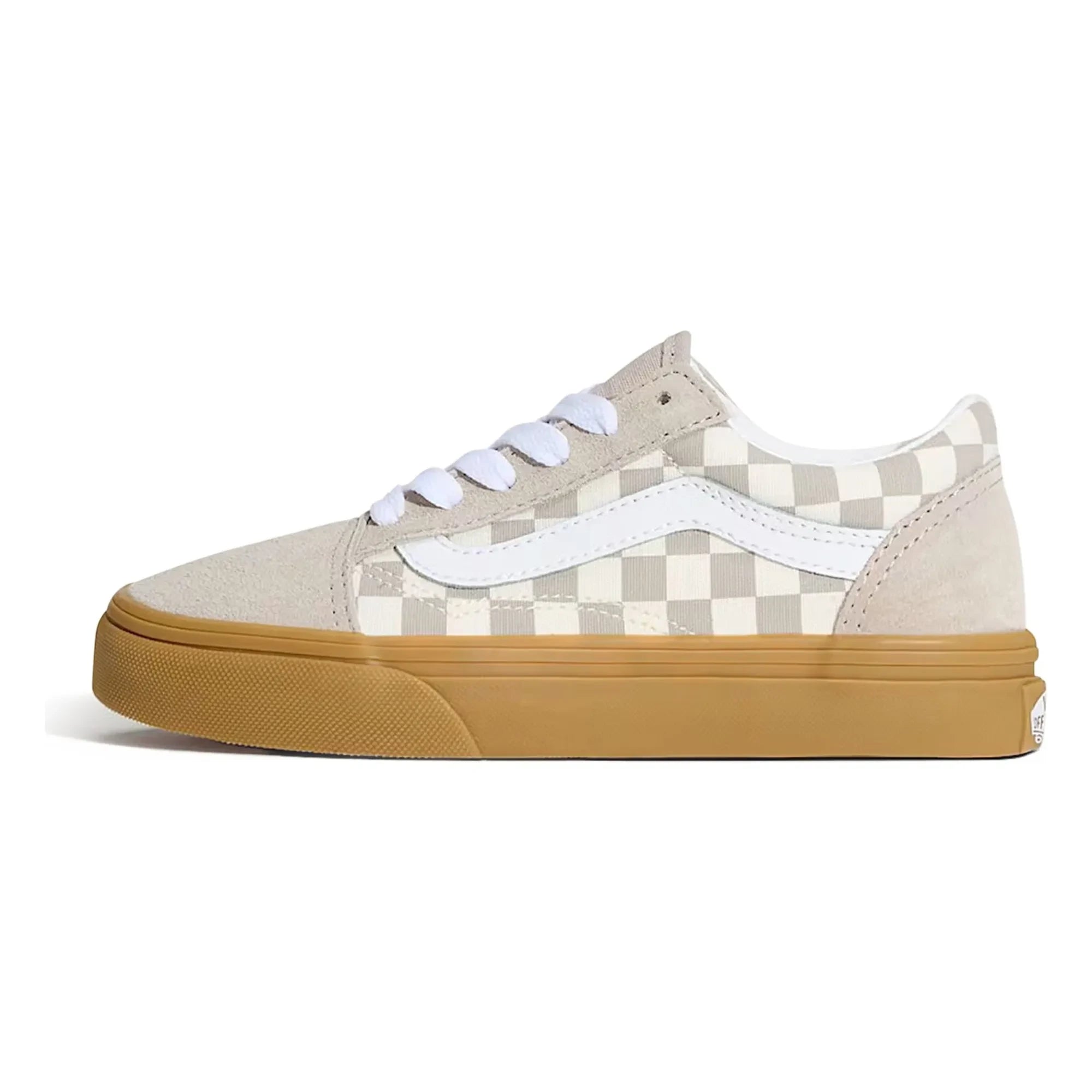 Vans - Cordones de zapatillas Old Skool Gum Check | Oatmeal