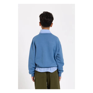 Smallable Kid - Sudadera Arlo de algodón orgánico | Azul
