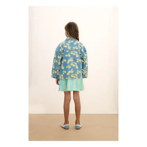 Tinycottons - Chaqueta vaquera naranja | Azul