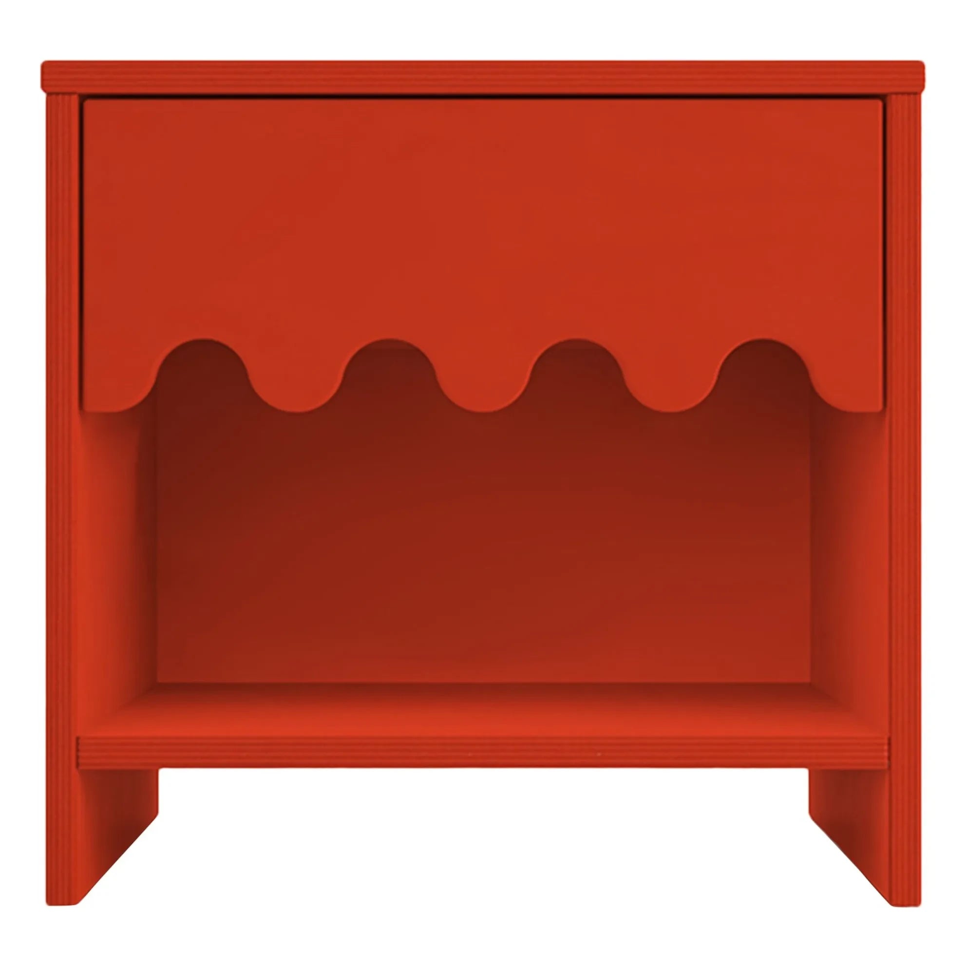 Oeuf NYC - Mesita de noche Moss | Rojo