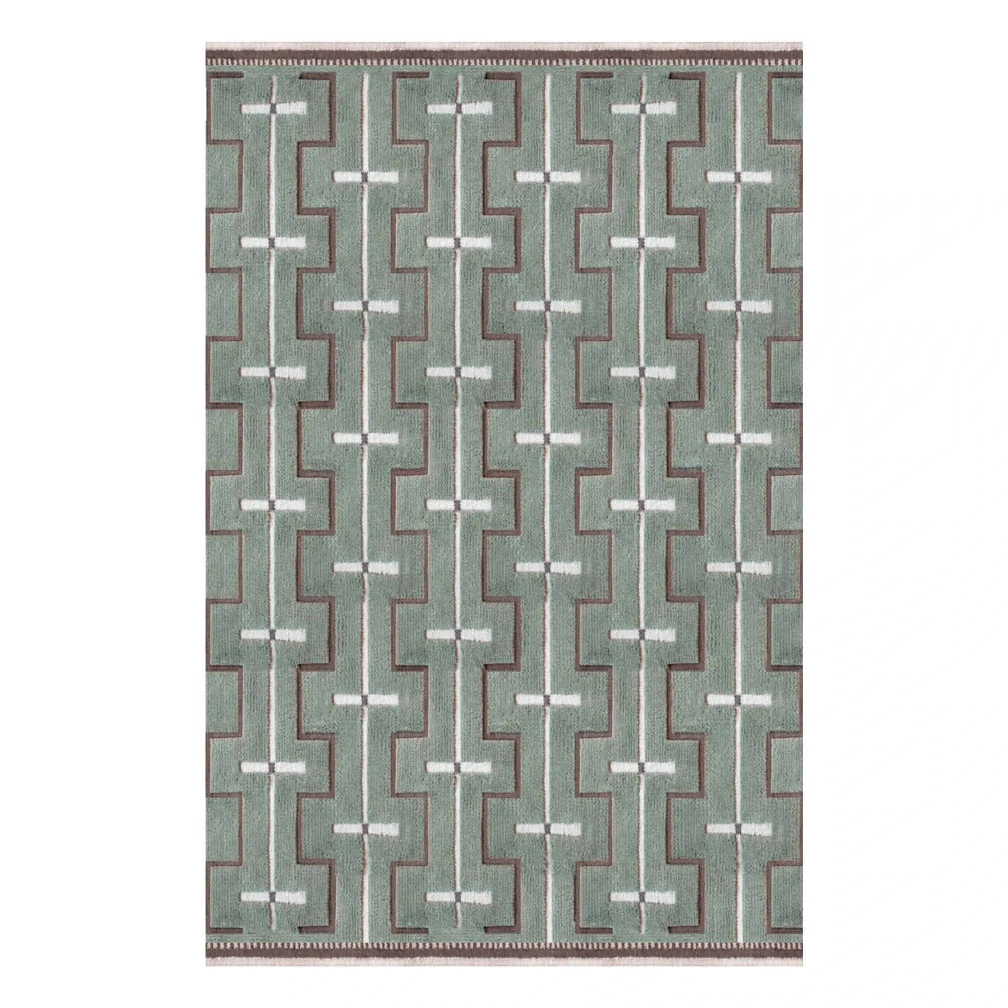 Layered - Johanna, alfombra de lana | Salvia
