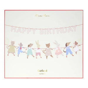 Meri Meri - Guirnalda de cumpleaños de animales amigos