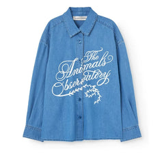 The Animals Observatory - Wolf Denim Shirt | Blue