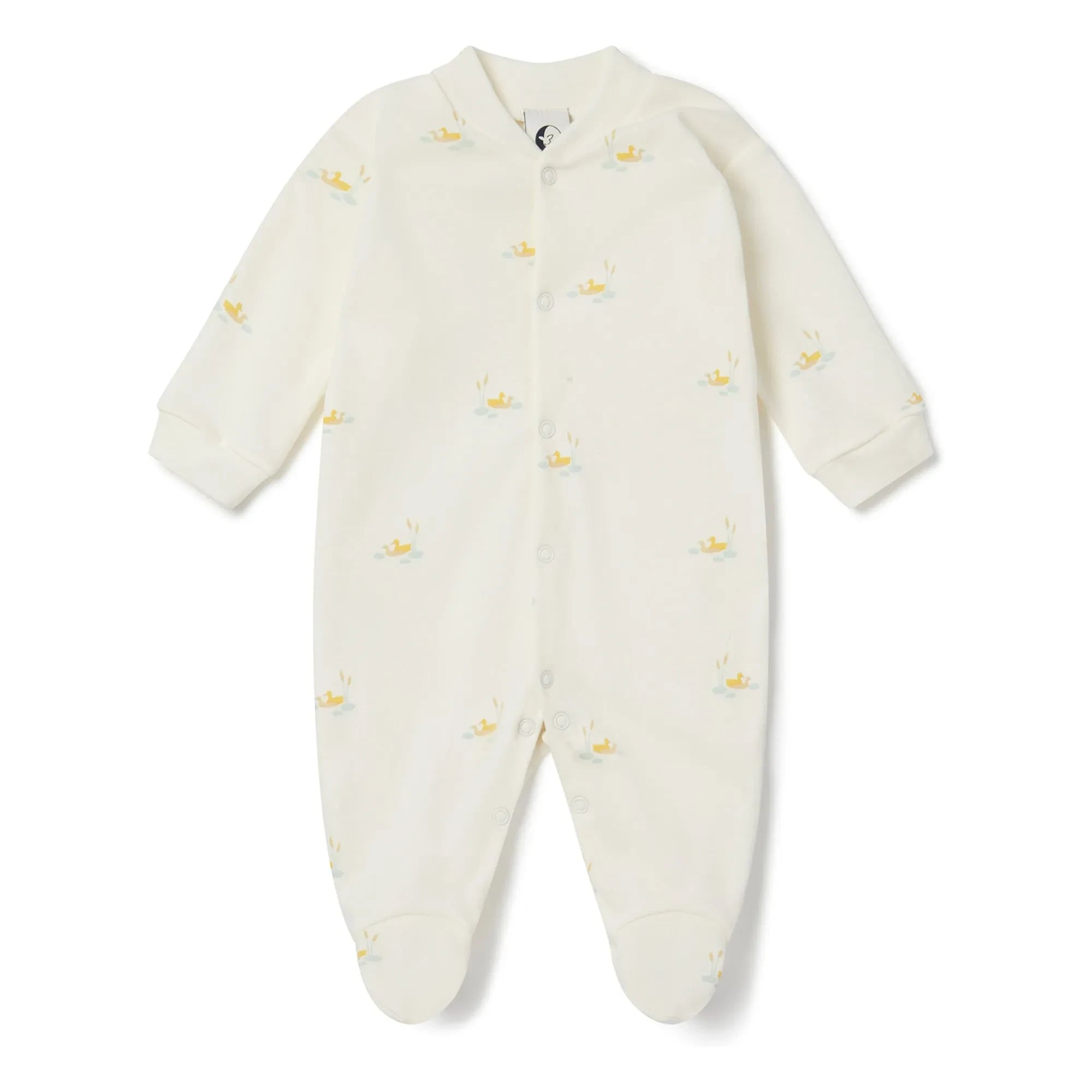 Sleepy Doe - Pijama con estampado de pato de algodón orgánico | Crudo