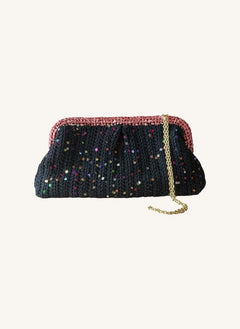 Nadia Dafri - Melike Clutch Large | Negro