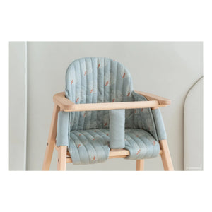 Funda de cojín para silla evolutiva Green Mama - Nobodinoz | Agua Verde