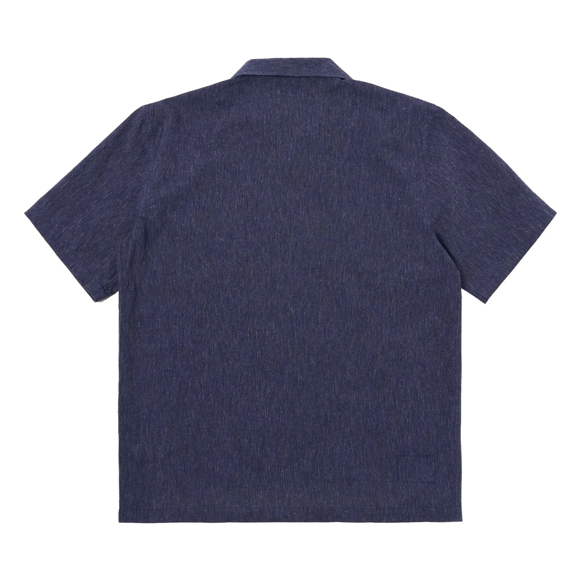 Universal Works - Chemise Road Sido Lin | Azul marino