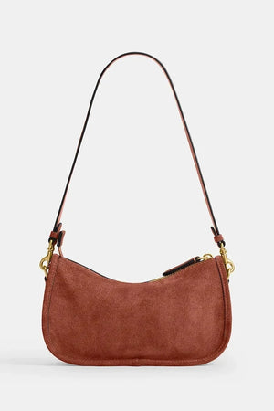 Bolso de piel Coach Suede Waverly para mujer