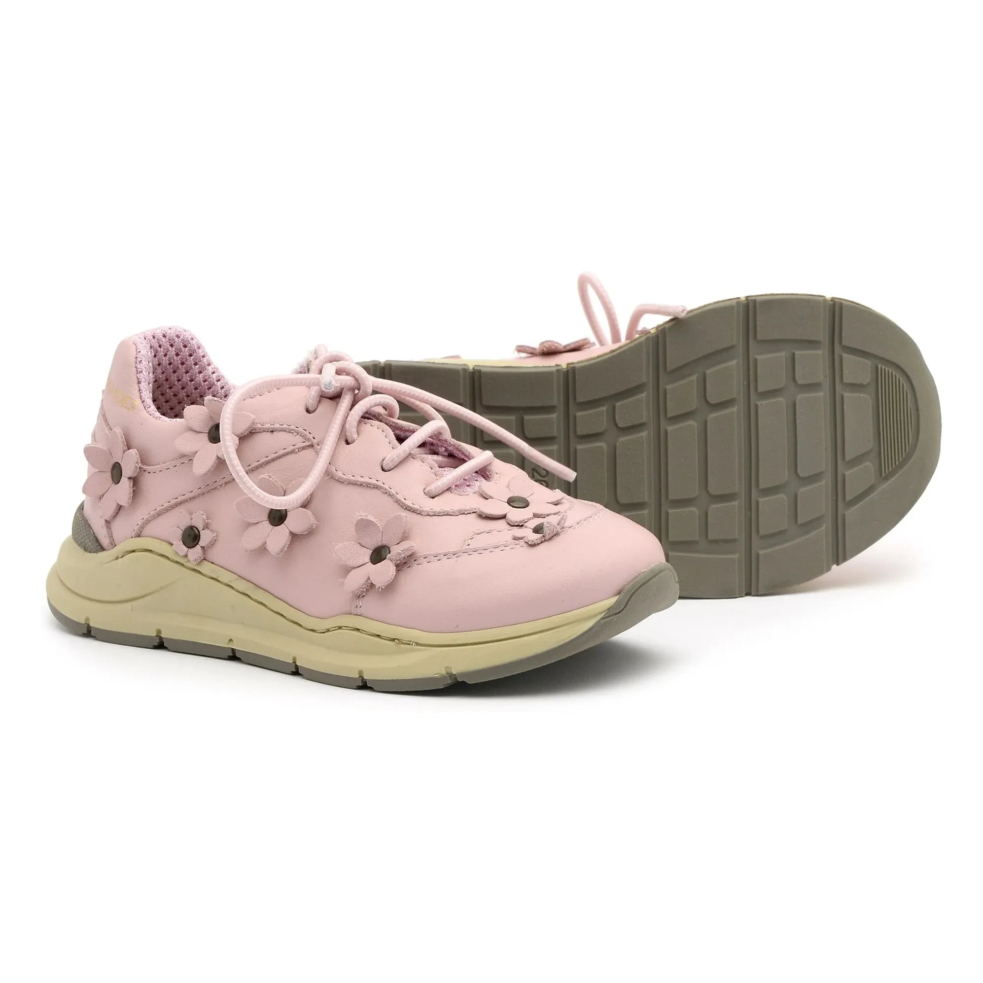 Pèpè - Zapatillas de flores rosas