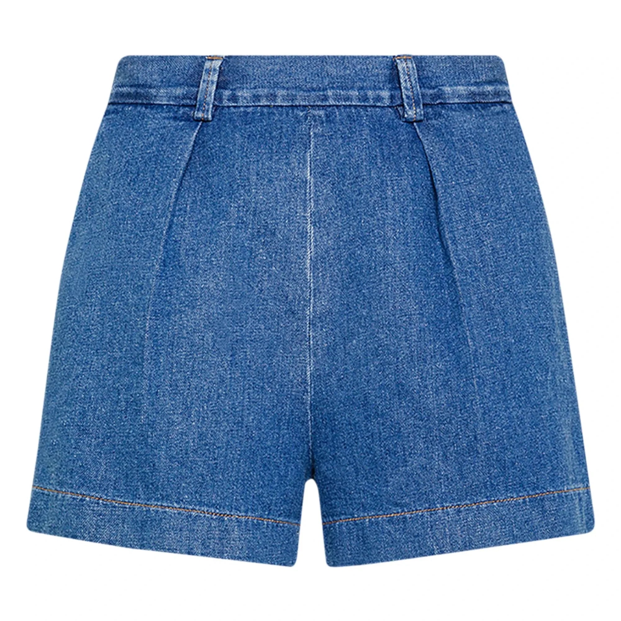 Forte Forte - Pantalones cortos de algodón y lino | Vaquero
