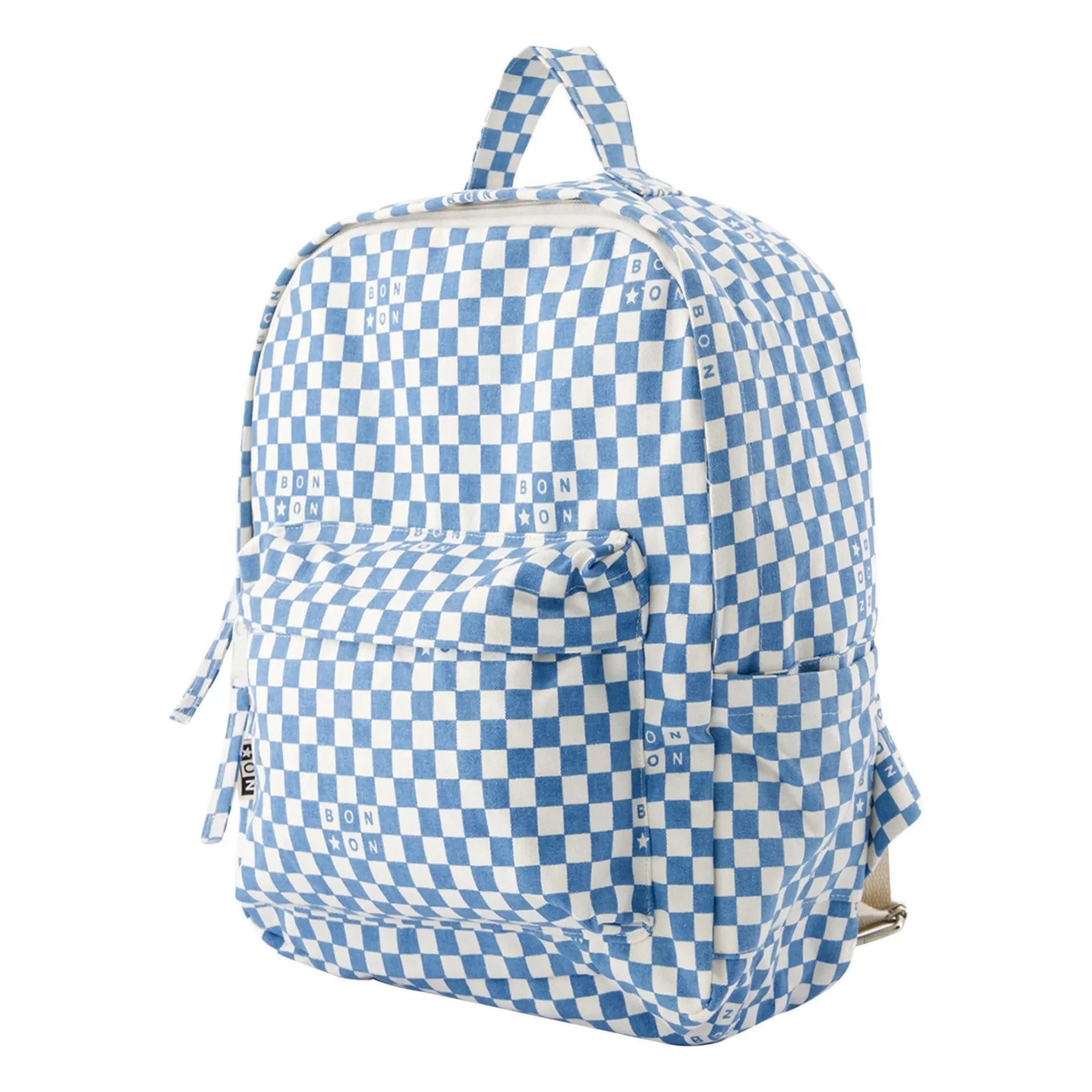 Bonton - PM Mochila Carreaux | Azul Índigo