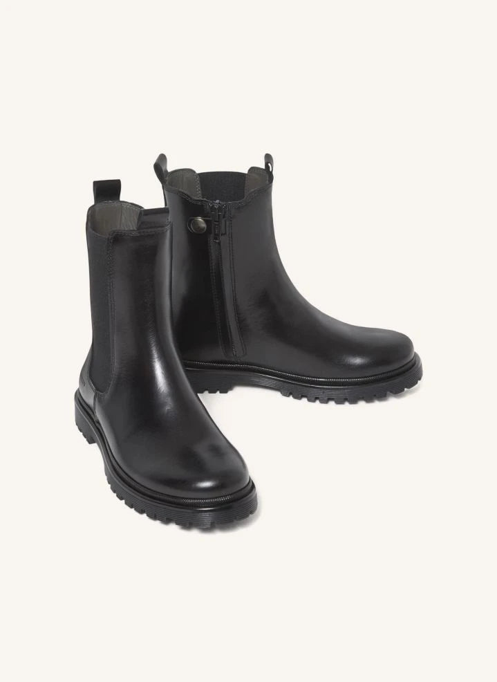 Angulus - Botas Chelsea de suela gruesa | Negro