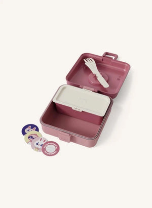 Monbento - Caja de Sándwich Snacky | Rosa Polvo