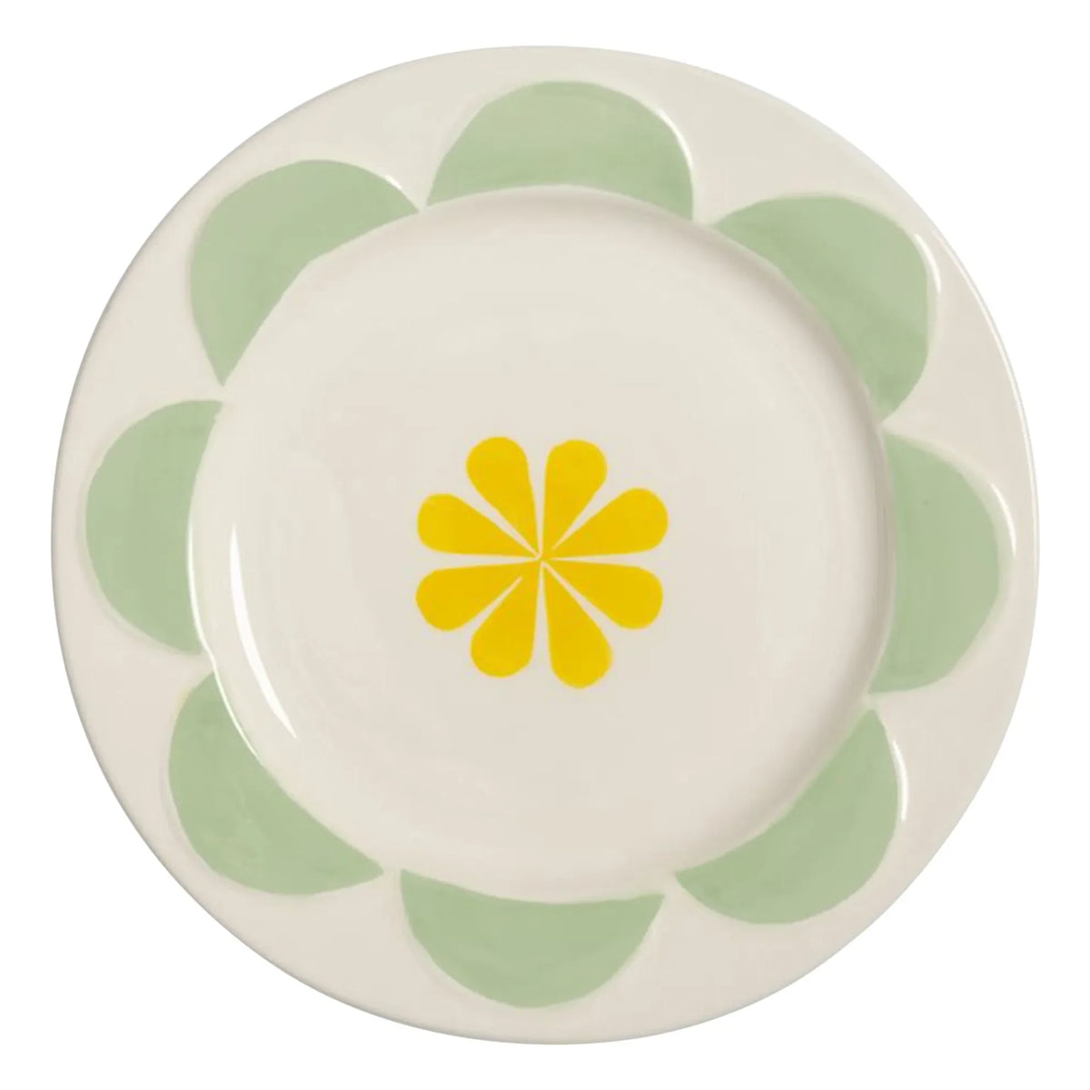 &Klevering - Platos con diseño de folk - Juego de 4