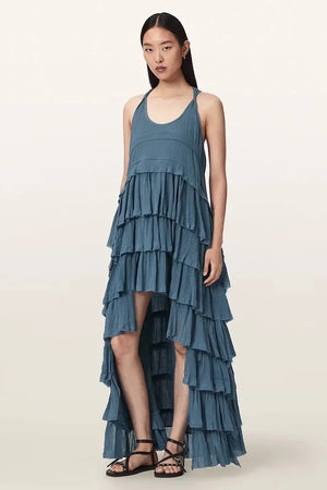 AllSaints vestido de algodón CAVARLY
