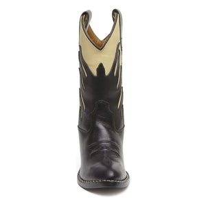 Bootstock - Santiags Flames Black | Black