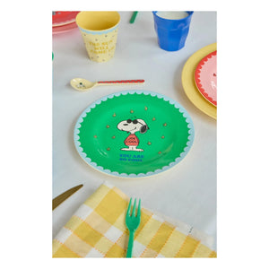 Rice - Plato de melamina You Are So Cool - Rice x Snoopy | Verde