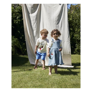 Fliink - Vestido vaquero de peto Don Denim | Azul claro