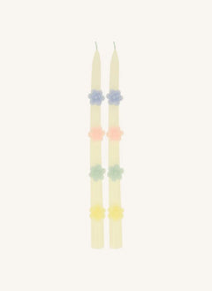 Meri Meri - Velas florales - set de 2 | Pastel