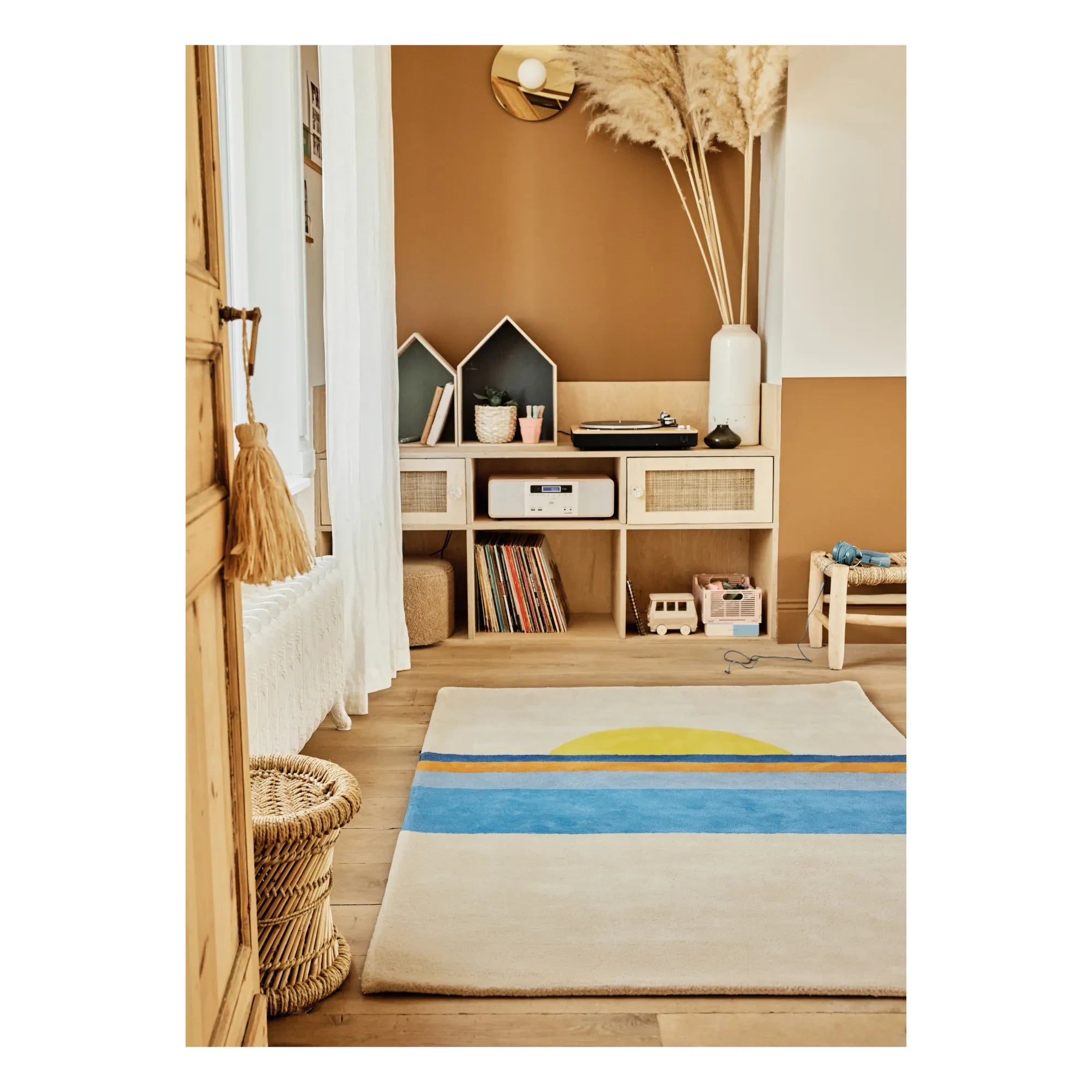 Bleuu-studio - Alfombra Sunset | Azul