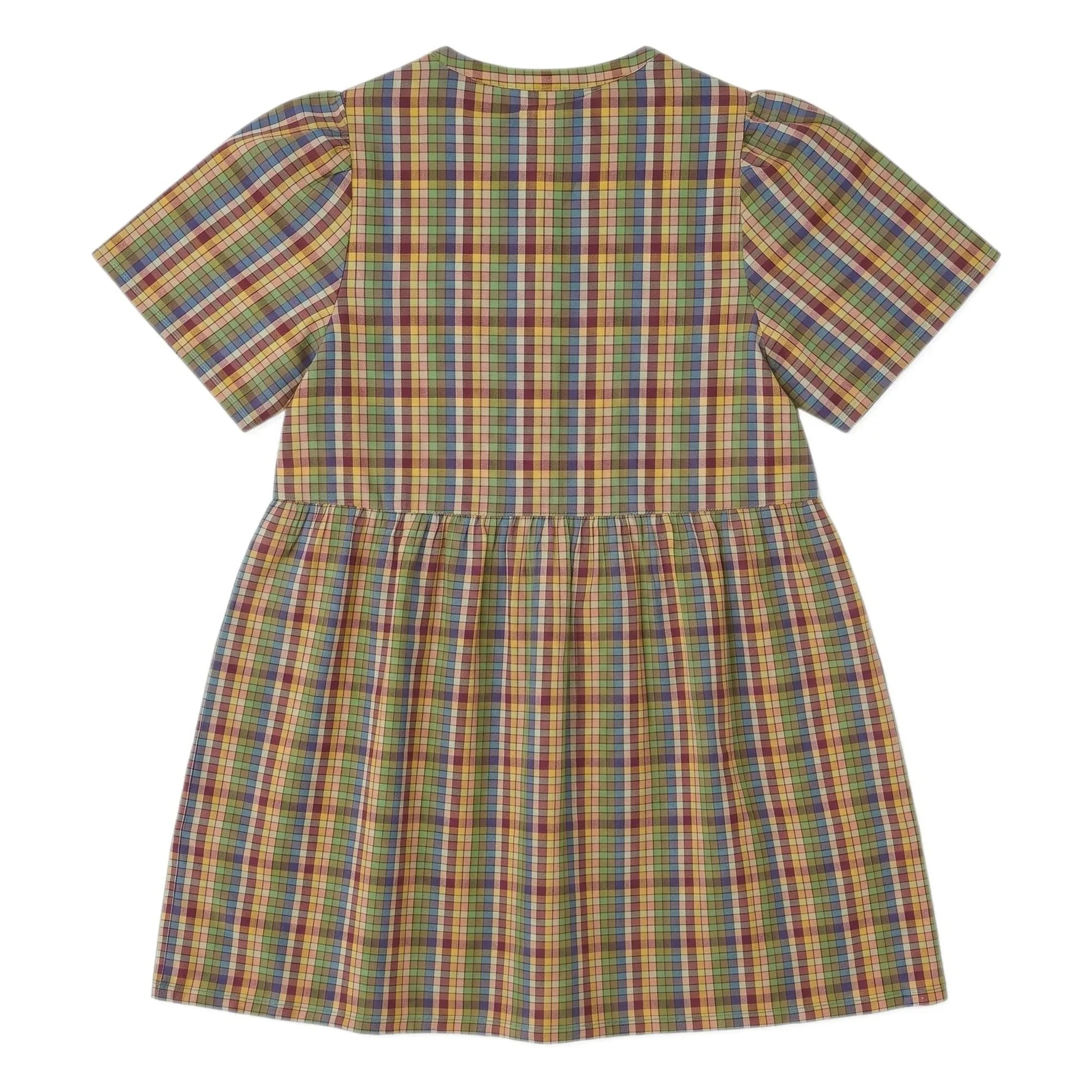 Hundred Pieces - Vestido Indie de cuadros | Verde