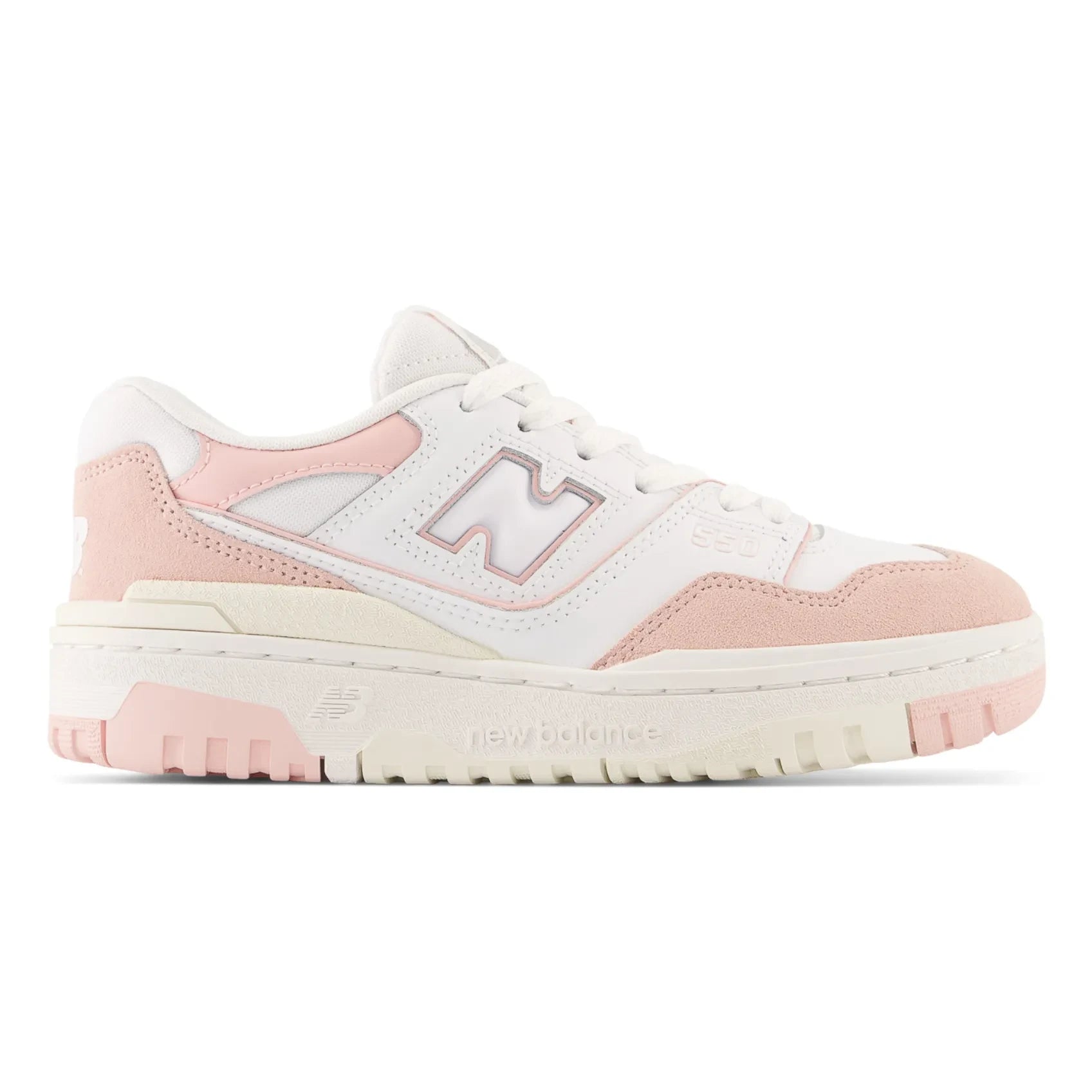 New Balance - Zapatillas clásicas 550 con cordones | Rosa claro