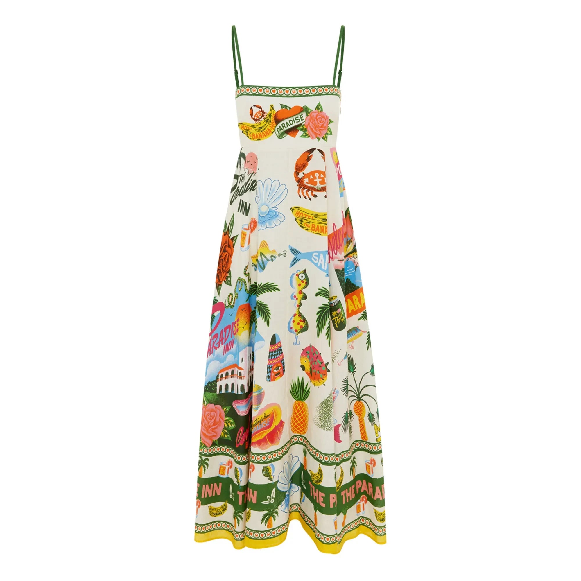 Alémais - Vestido de Lino Paradiso | Crudo