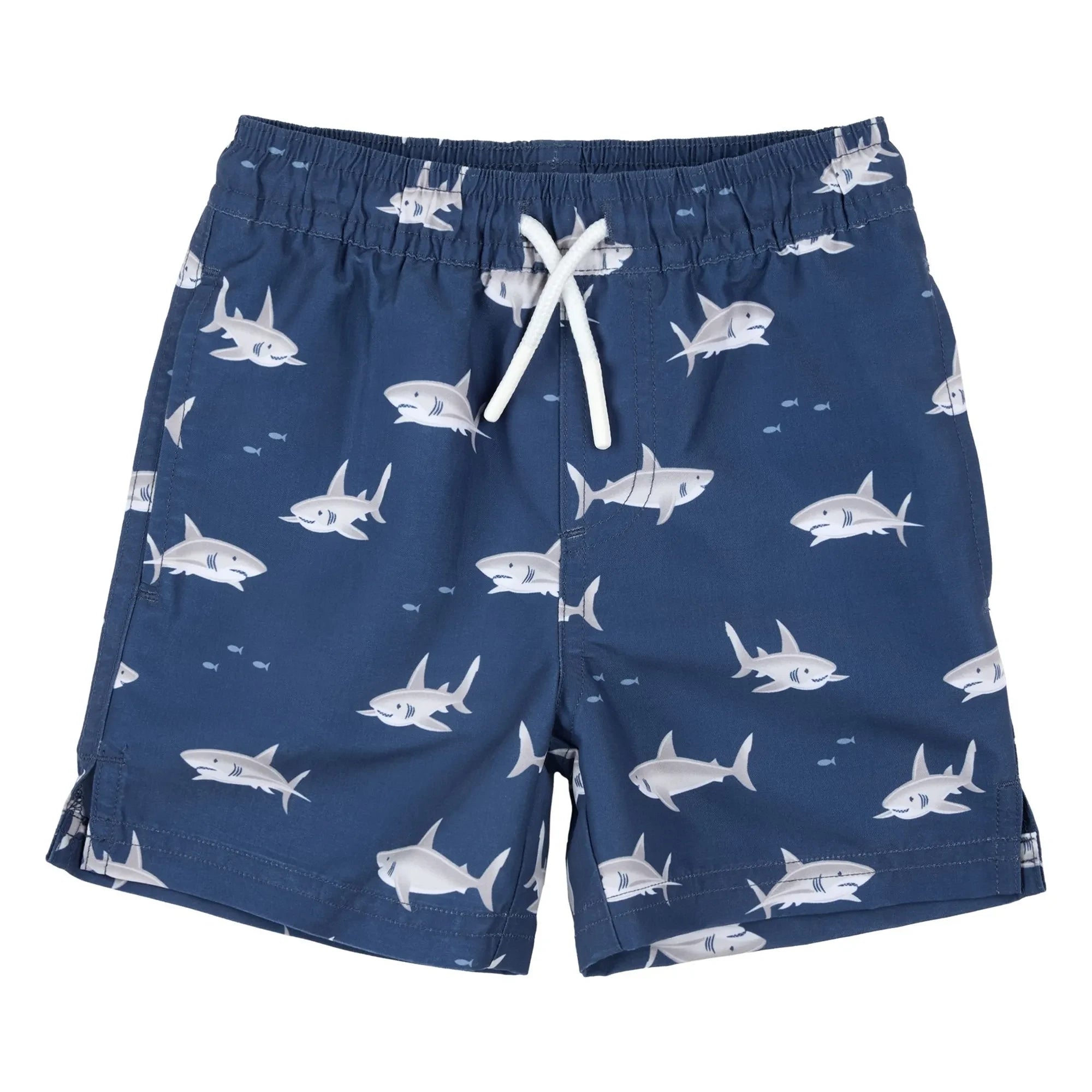 Petit Lem - Bañador Shorts Tiburones Fibra Reciclada | Azul Marino